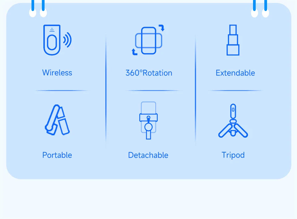 Gimbal Stabilisateur Perche à Selfie Trépied Gimbal Rotation 360 Mode de Prise de Vue Suivi avec Lumière Pour iPhone Xiaomi Téléphone Android