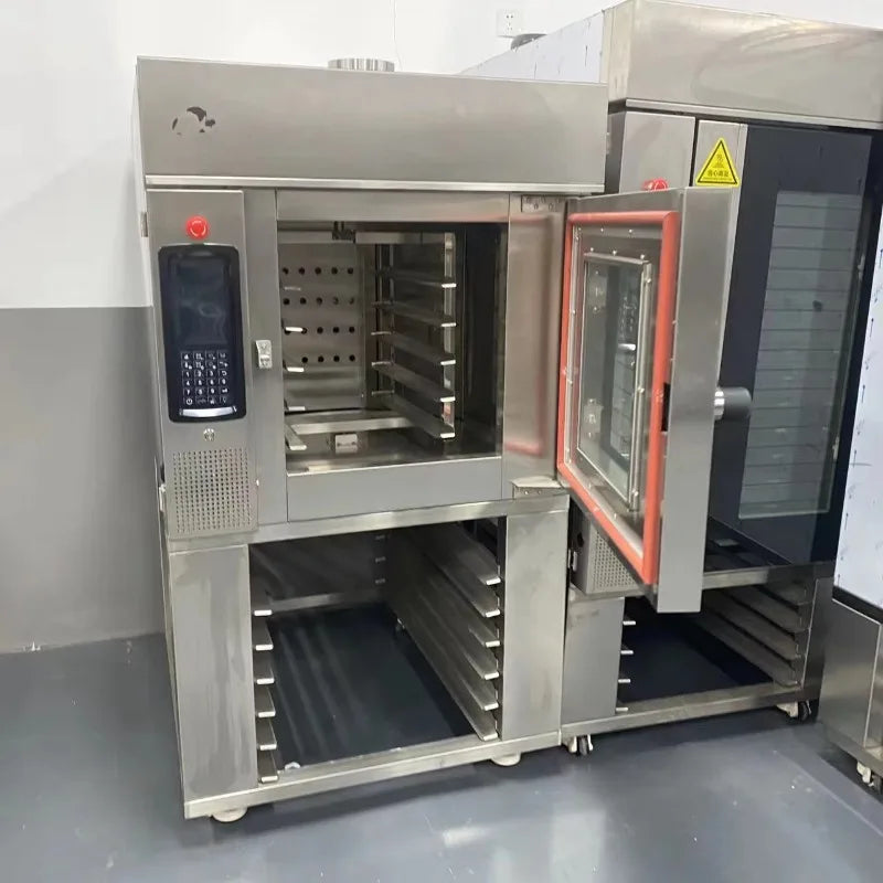 Kundenspezifischer elektrischer Backofen mit Sichtfenster Kommerzieller Ofen für Kuchen, Pizza, Brot, Bäckereiausrüstung