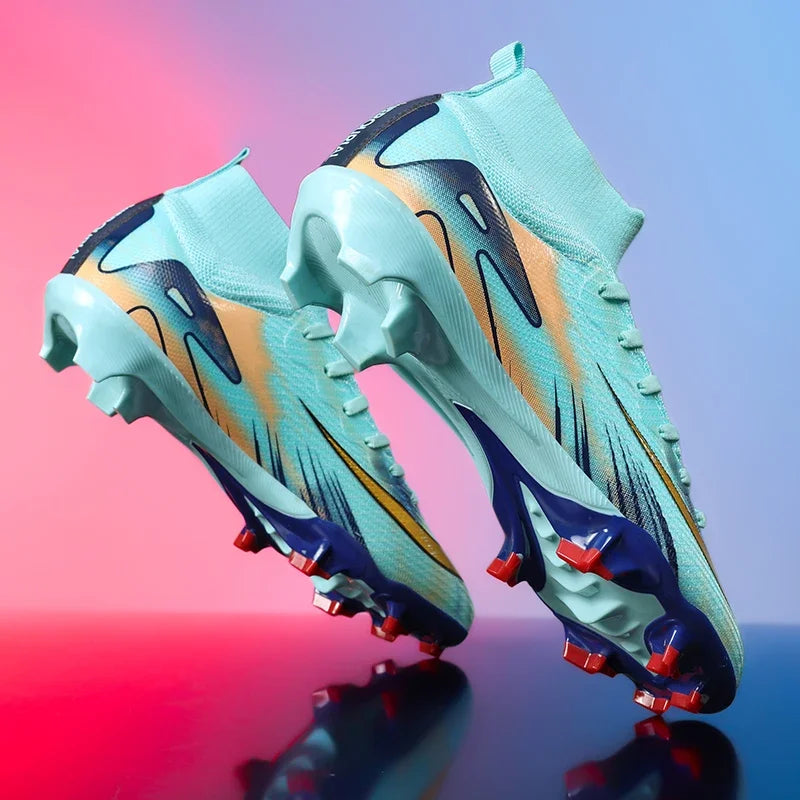 Neue Herren-Fußballschuhe Trainingsschuhe FG Ultraleichte Fußballschuhe Outdoor Drop Shipping Fußballschuhe Rutschfeste lange Stollen