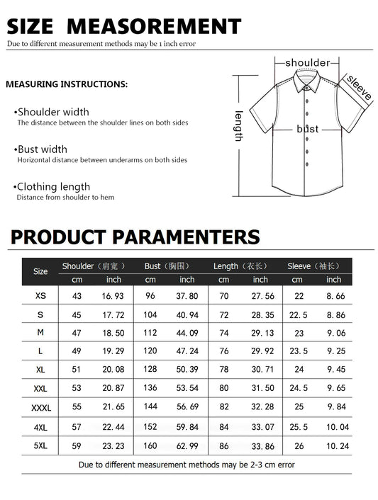Men's summer street style short sleeved shirt paired with 3D printed linen cardigan, fashionable stand up collar breathable top