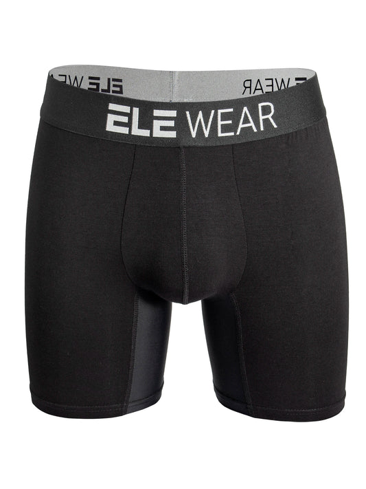 Herrenunterwäsche, Lange Sportunterwäsche, Feuchtigkeitsableitend, Bambus Boxershorts für Herren