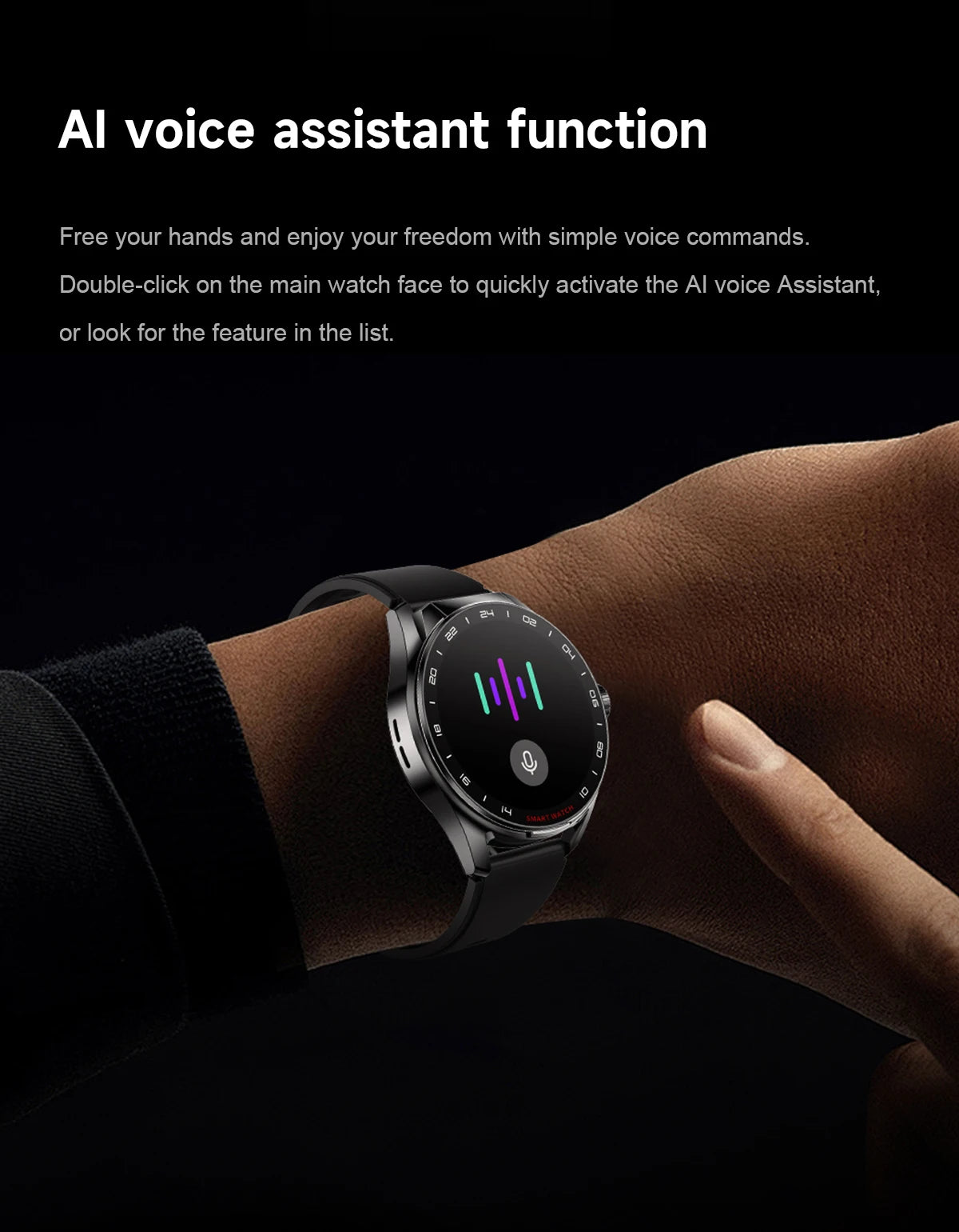 2025 Neue NFC Herren Smartwatch Bluetooth-Anruf Herzfrequenzüberwachung HD Großbildschirm TWS 2-in-1 Sport-Trajektorie Damen Smartwatch
