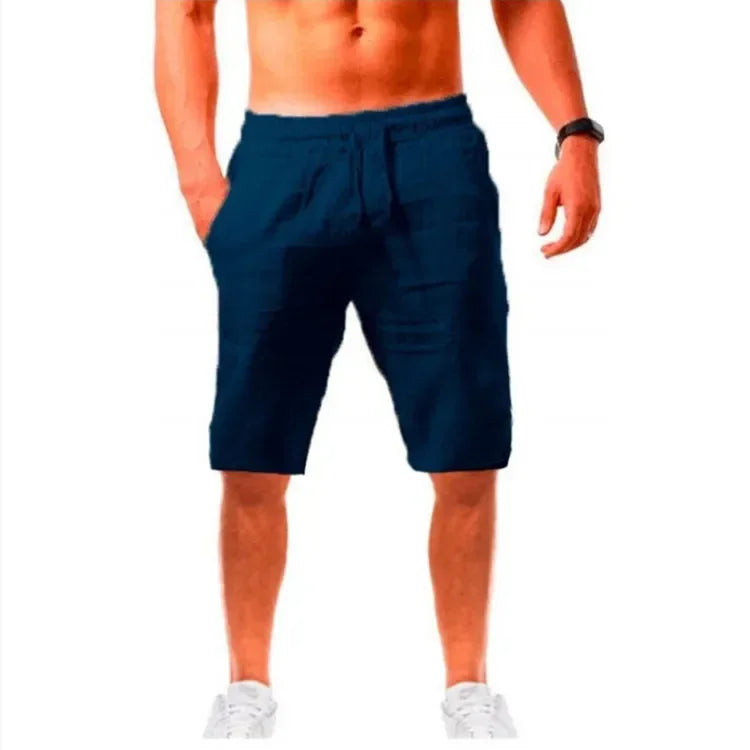 ropa hombre baggy pants Pantalon décontracté en coton et lin pour hommes, respirant, ample, Streetwear, Jogging, Automne, Été