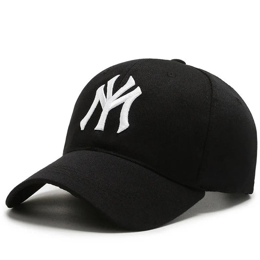 Unisex MY Letter Embroidery Snapback Baseball Caps Spring and Autumn Outdoor Adjustable Casual Hats Sunscreen Hat