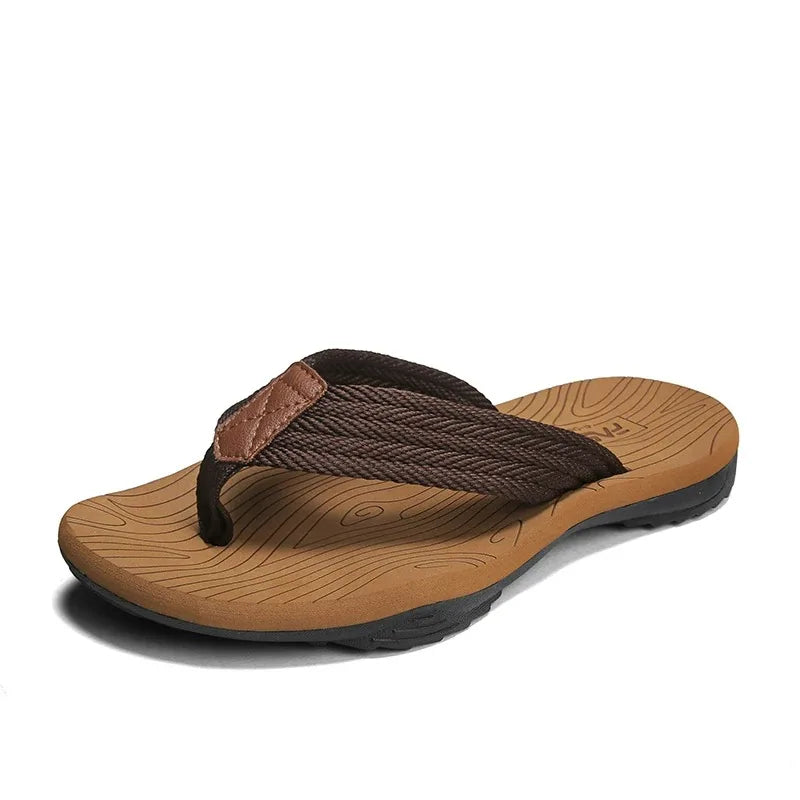 Hommes Pantoufles Été Tongs Marque Mode Extérieur Confortable Décontracté Claquettes Chaussures Plage Antidérapantes Hommes Sandales