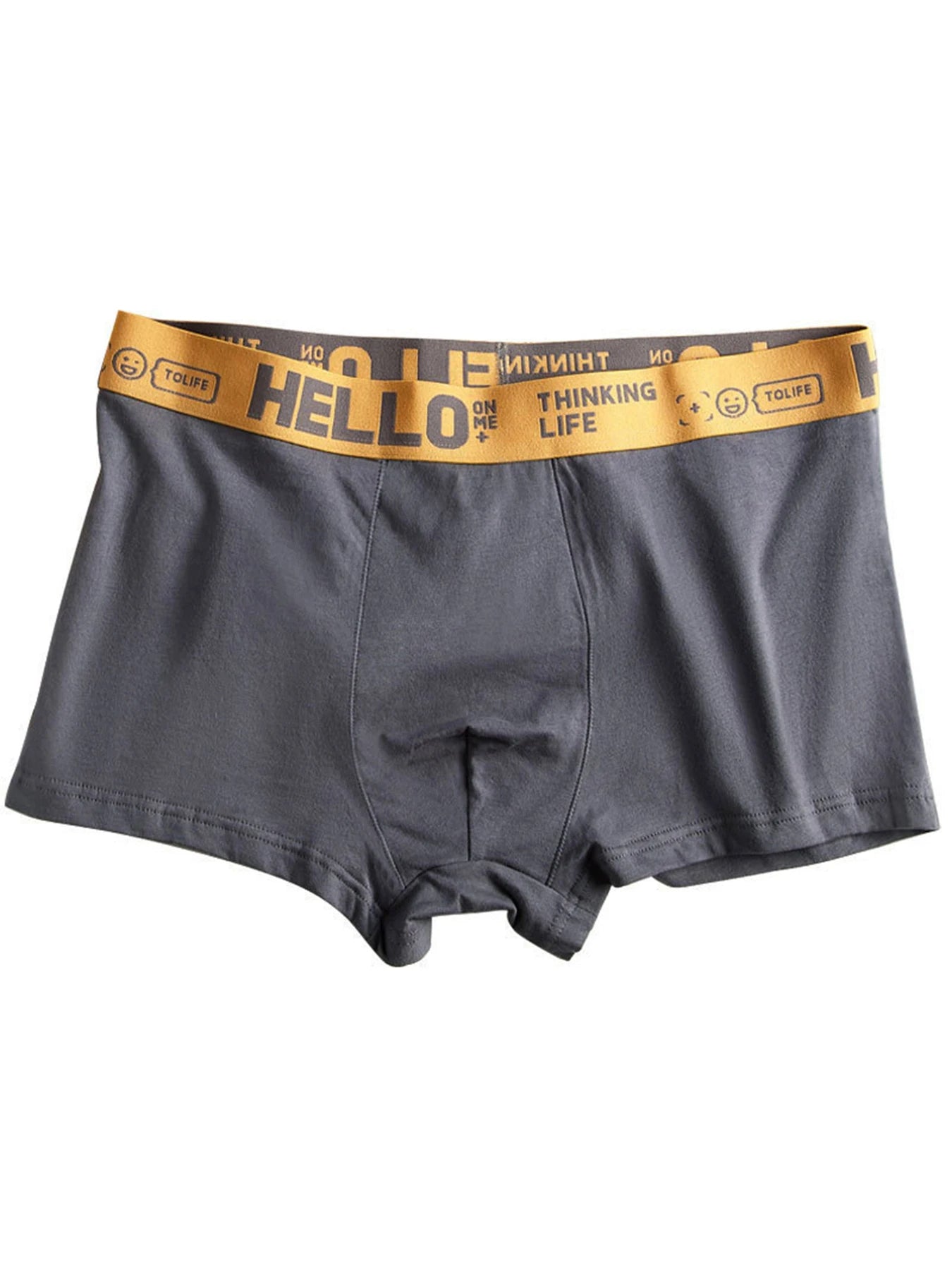 10 Piece Set Of Random Men's Solid Color Underwear, Comfortable, Breathable, Personalized Boxer Shorts, Men's Sports Underwear