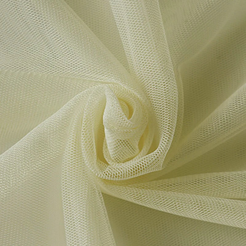 Tissu de Tulle à Mailles Douces Encrypté pour Coudre Décorations de Mariage Rideaux Moustiquaires Robe de Mariée Tissus de Couture DIY1m/5m/10m