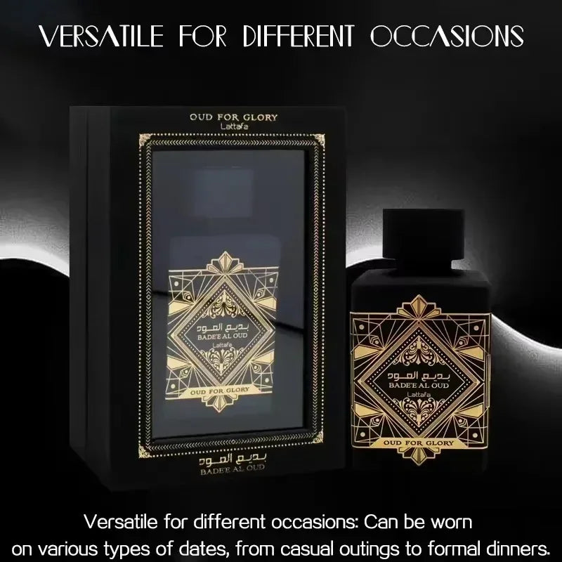 Parfum unisexe arabe 100 ml Eau de Parfum | Parfum floral longue durée Spray de Cologne aux phéromones Coffret cadeau de luxe pour hommes et femmes