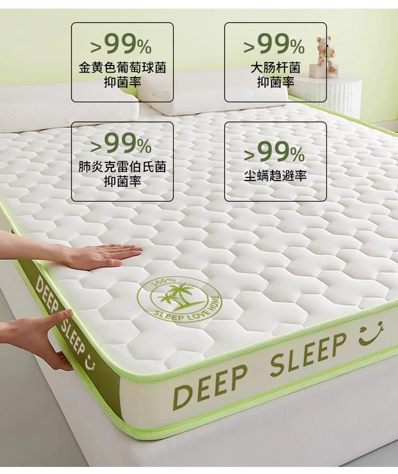 Nouveau matelas en latex à mémoire de forme 6/10 cm, tapis de tatami en éponge de haute qualité, matelas double, King, Queen Size, produit de lit épais et chaud