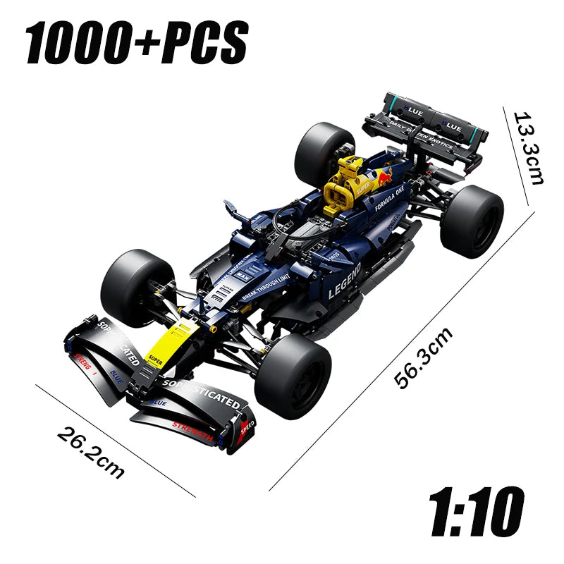 1000+pcs New Technical Racing Car Model Building Blocks Advanced Building Set For Adults Bricks Creative children DIY Toys Gifts