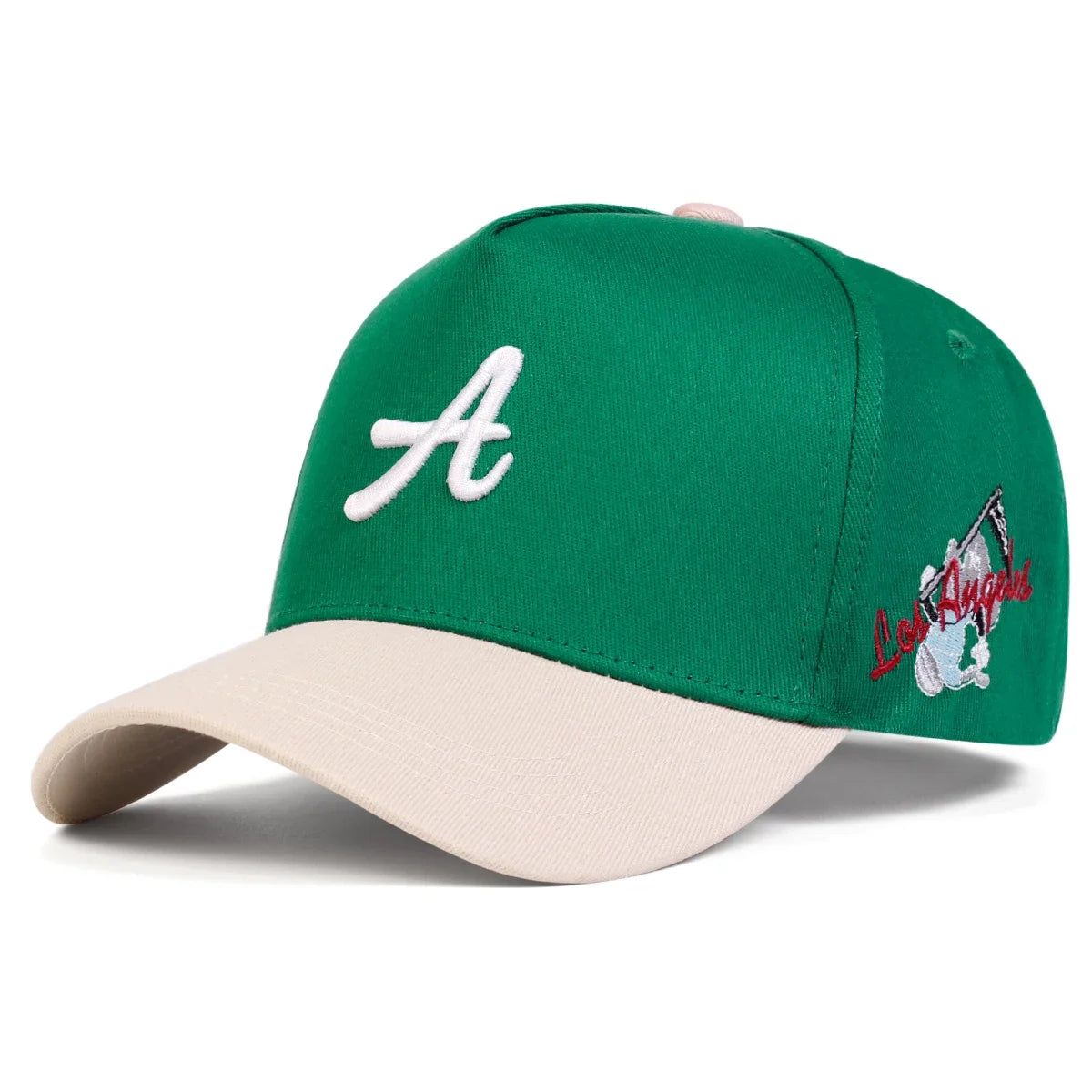 Unisex A-Letter Los Angeles Stickerei Baseball Caps Frühling Herbst Outdoor Verstellbare Freizeit Hüte Sonnenhut Sportmütze
