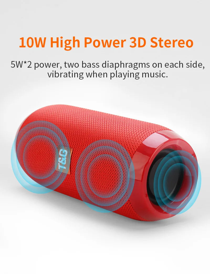 Kabelloser tragbarer Bluetooth Lautsprecher Caixa De Som Blutooth Musik Sound Box Für Radio FM Subwoofer Blootooth Audio Hand Free Baffe