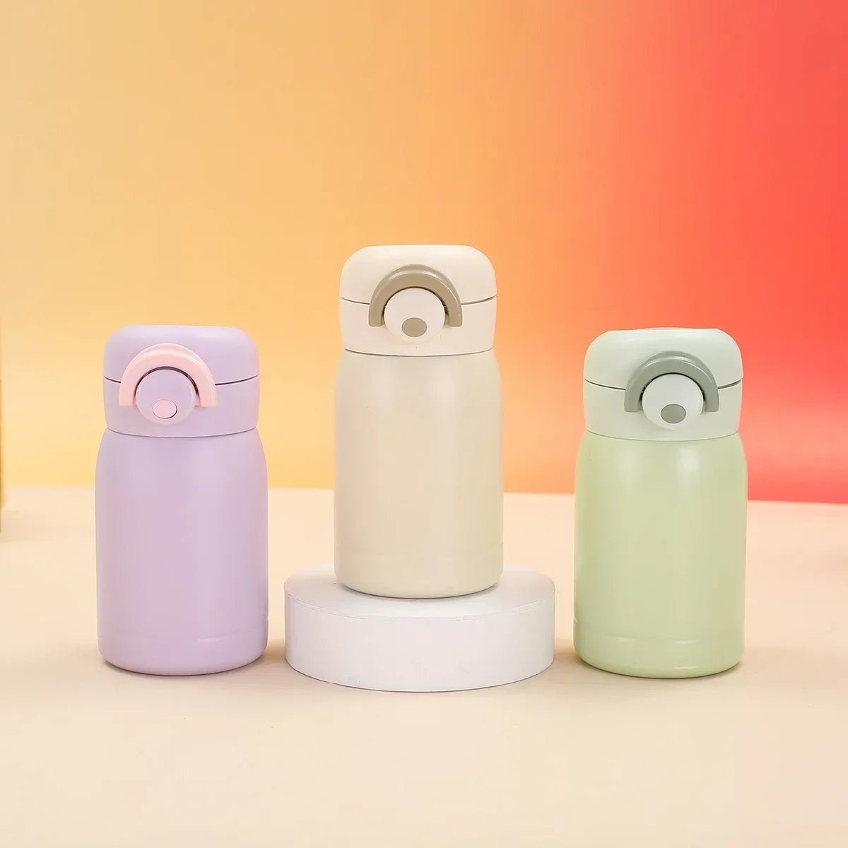 Mini tasse thermos de 220 ml/350 ml, tasse de poche, tasse à café thermique en acier inoxydable, flasque sous vide, bouteille d'eau chaude isotherme, cadeau pour enfants