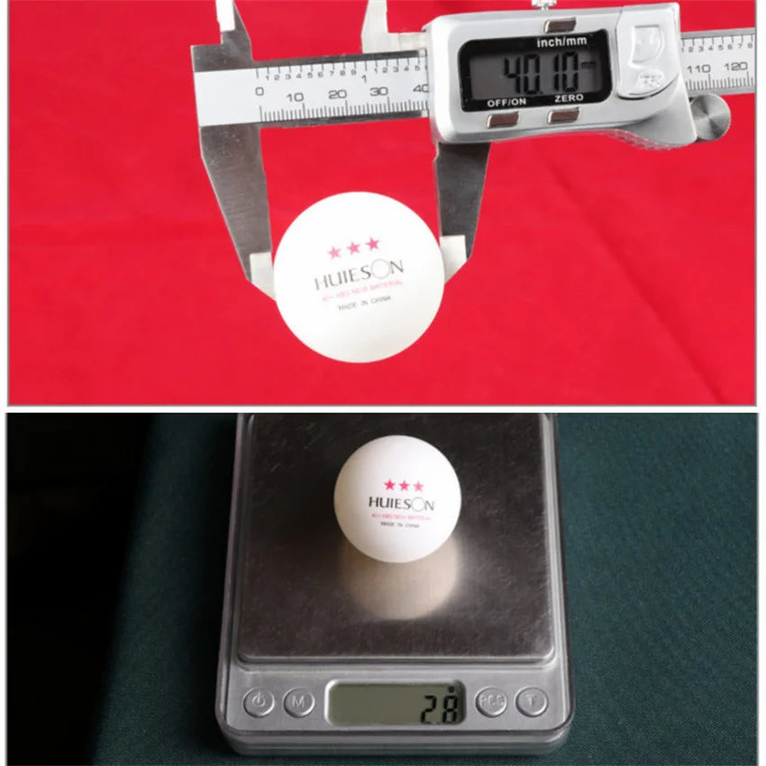 Neue Huieson 3-Sterne 20~100 STÜCK ABS 40+ Material Professionelle Tischtennisbälle TTF Tischtennis Ping-Pong-Bälle für Wettkämpfe