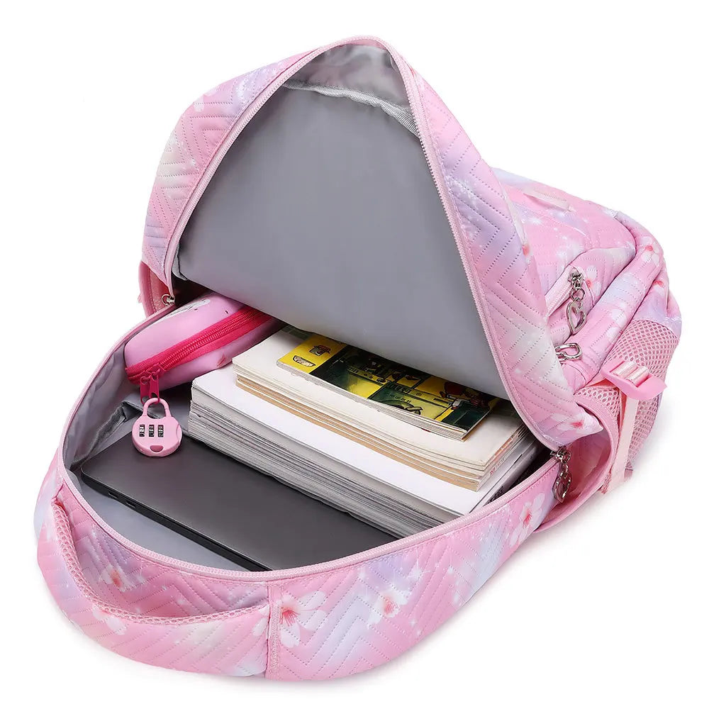 Cute Cartoon Backpack Anime Cartoon Student Teenage Children Girl Boy Schoolbag Anime Men Women Waterproof Laptop Bookbag