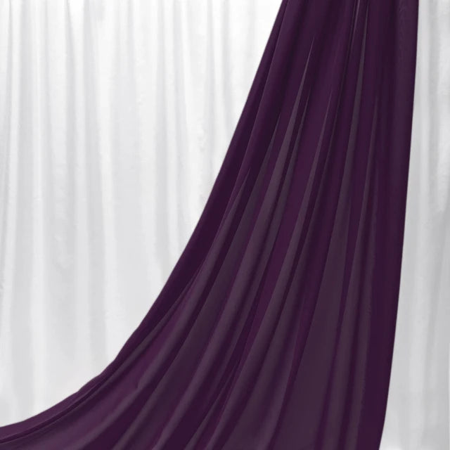 Chiffon fabric for dresses, dresses, skirts, shirts, clothing, decorations and DIY sewing projects, pink and purple