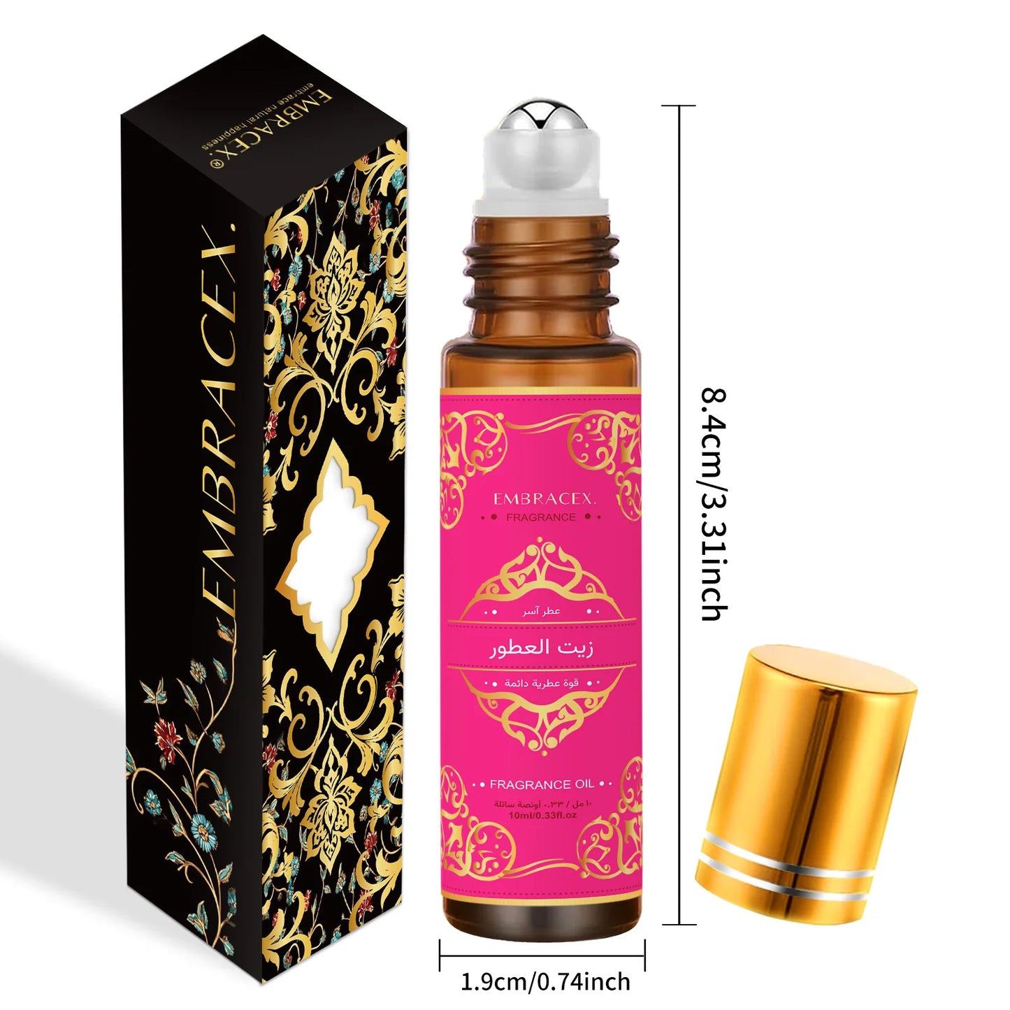 6er-Set 10ml Roller ätherische Öle Eid al-Fitr Geschenk Parfümöl Hautpflege Gesichtsöl Körperpflege Luftbefeuchter Sechs langanhaltende Düfte