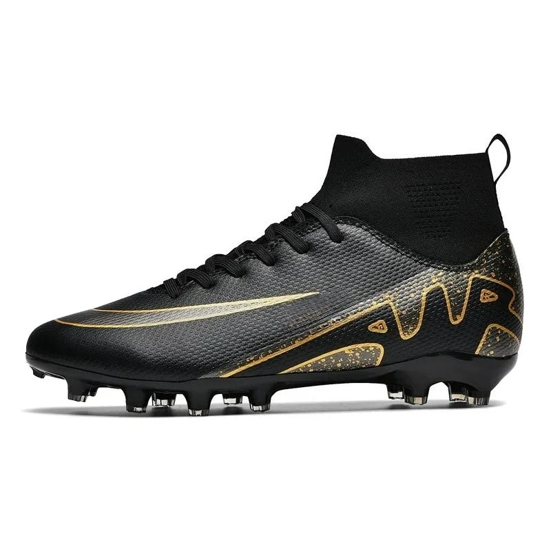 Chaussures de football roses tendance pour hommes Chaussures de football professionnelles légères Chaussettes de football pour hommes Chaussures de football d'extérieur antidérapantes Baskets de football originales