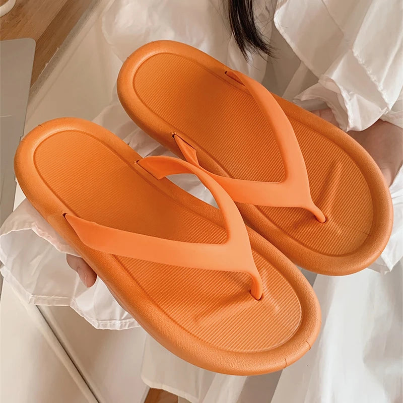 XIXITIAO Women's Flip-flops Summer Sandals for Women Fashion Soft Summer Outdoor Beach Shoes New Arch Support Recovery Slippers