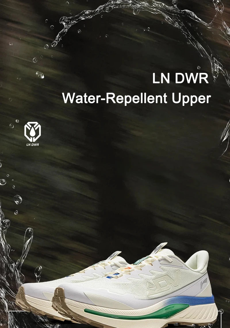 Chaussures de trail Li-Ning BEN XIAO pour homme LN DWR Imperméables Respirantes Stables Chaussures de sport de montagne Li-Ning ARNV015
