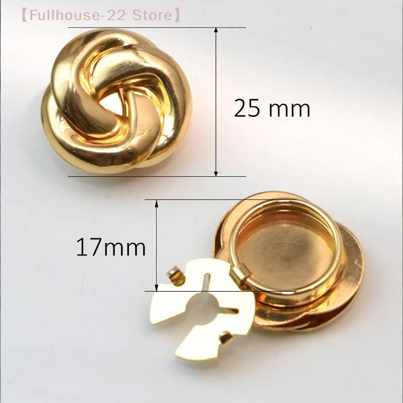 【MAX-22】2PCS Cache-boutons Boutons de Manchette pour Hommes et Femmes Mode Alliage Chemise Manche Collier Clips Accessoires de Décoration