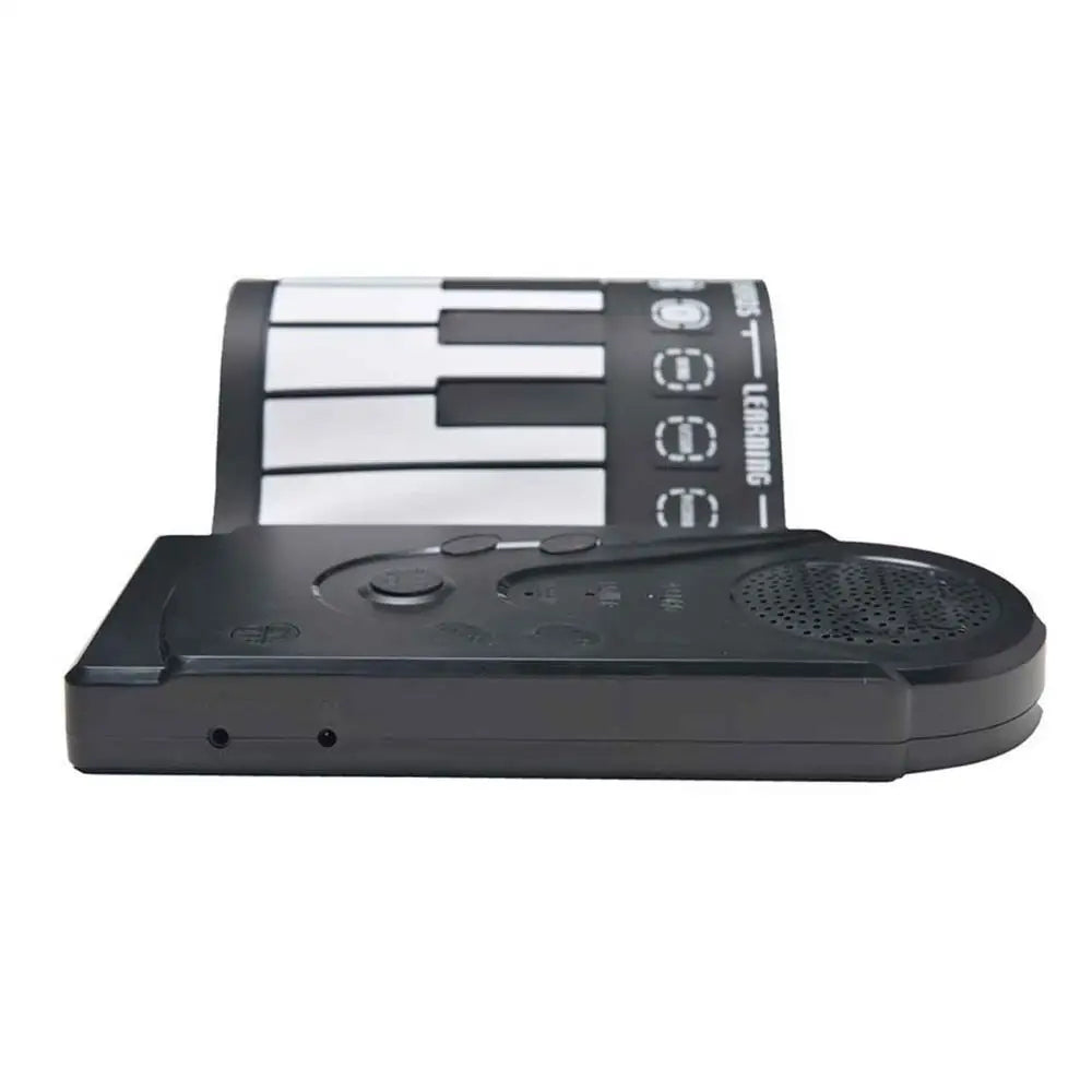 Roll-Up Piano Keyboard, faltbares Hand-Piano, 49 Tasten Hand-Piano für Anfänger, Kinder, Erwachsene, Lernspielzeug für Zuhause