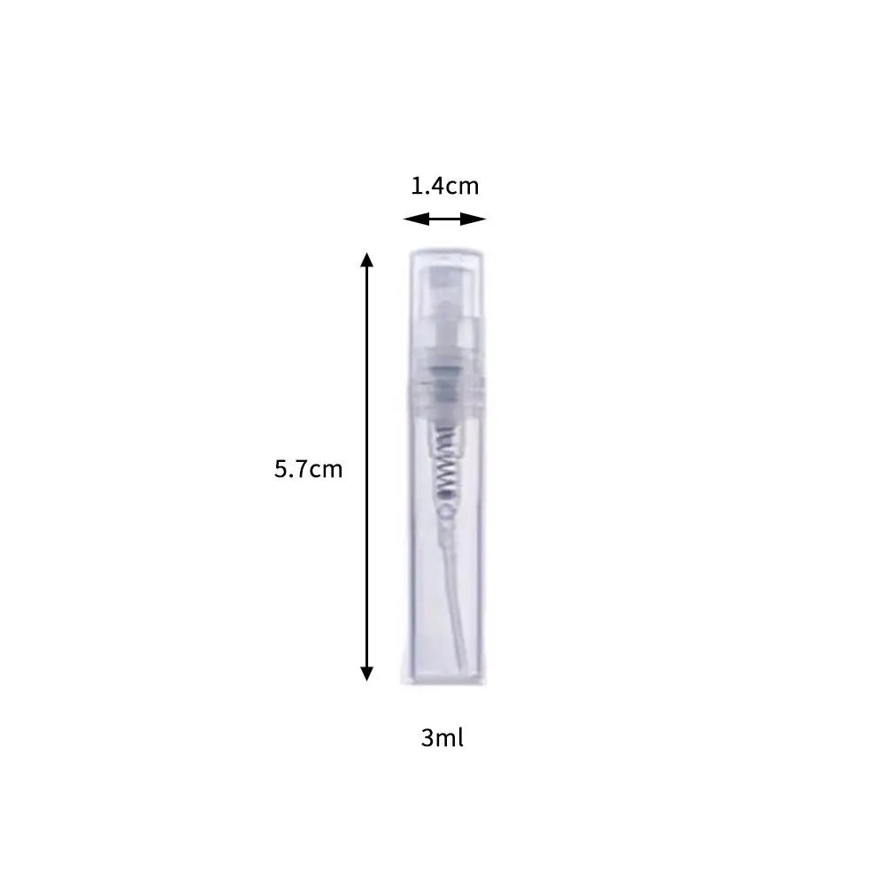 Flacon de parfum vide portable en verre de 5/10 ml pour voyage, cosmétiques, rangement, flacon de rechange.