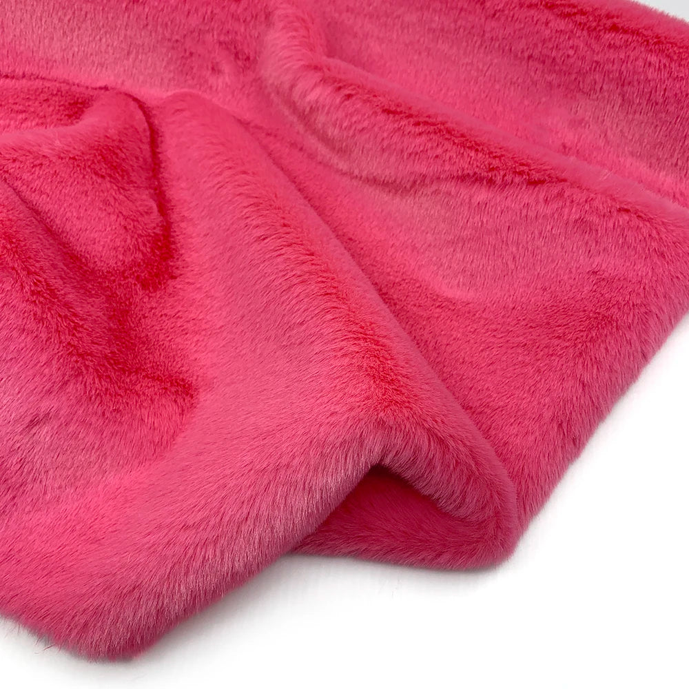 10mm Pile Length Fur Fabric Polyester Imitation Fur Fabrics Handmade DIY Encryption Thickening Fake Rabbit Hair Fur Plush Fabric