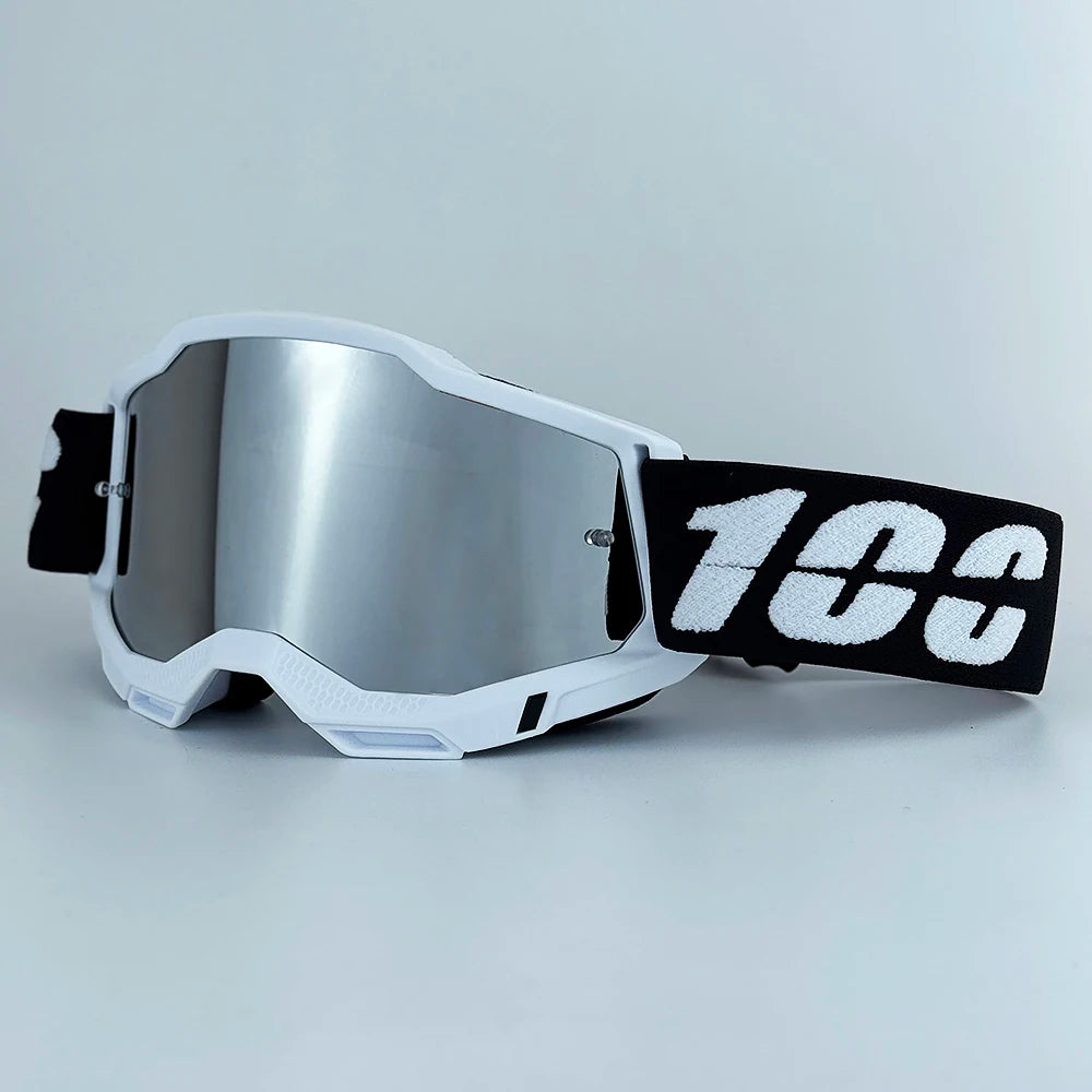 100 Motocross Goggle Glasses MX Off Road Masque Helmets Goggles Ski Sport Gafas for Motorcycle Dirt Bike Glasses and bag