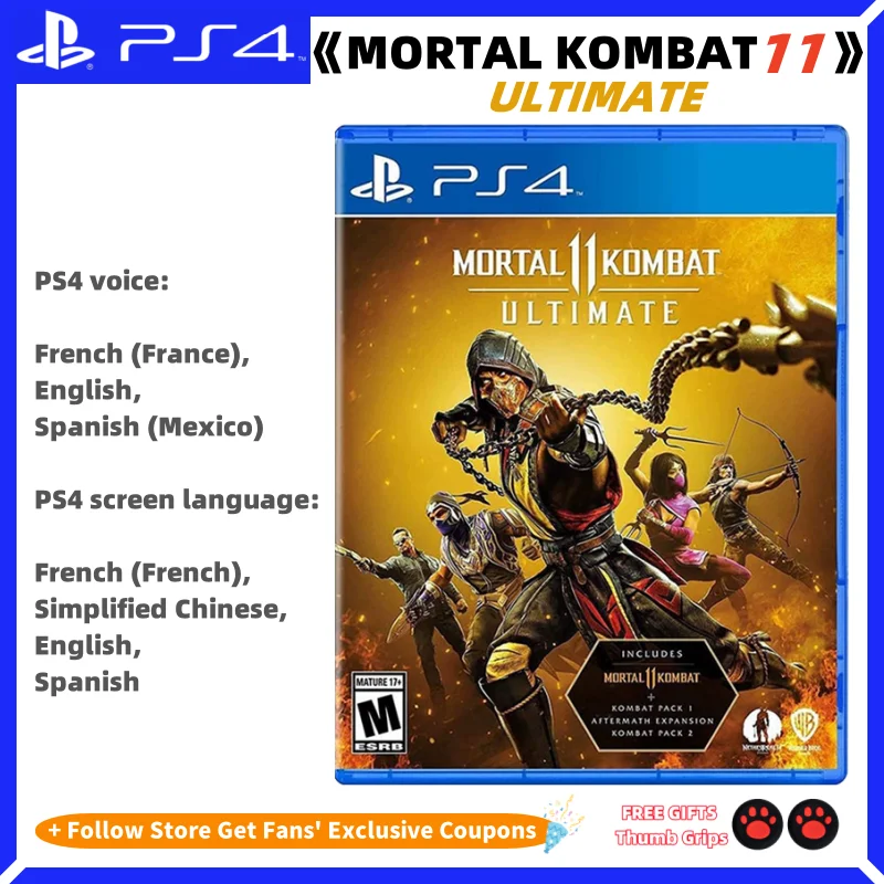 Sony Playstation 4 Original Neues Spiele-CD Mortal Kombat 11 PS4 Playstation 4 Spiele-Karte SONY PS4 Spiele Mortal Kombat 11