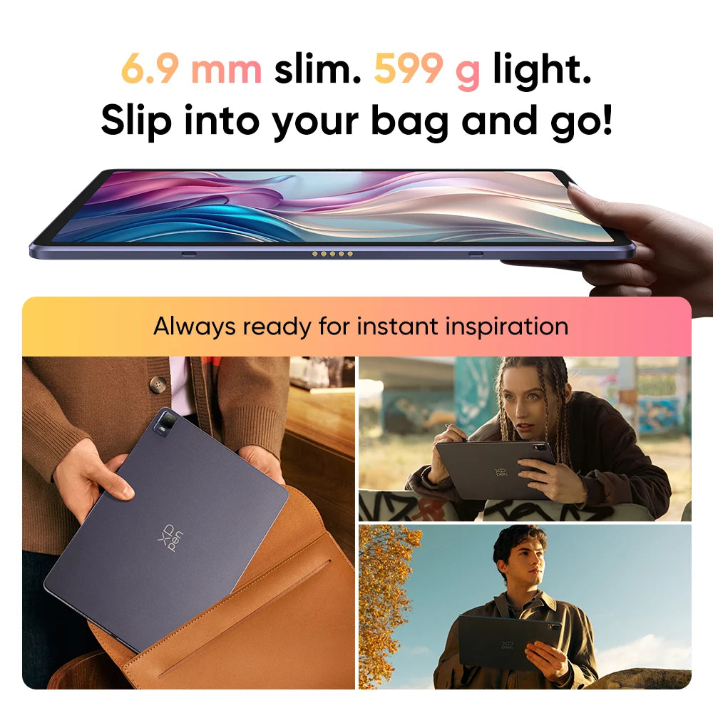 XPPen Magic Drawing Pad 12,2 Zoll Tablet Android 8GB/256GB 8000mAh mit X3 Pro Slim Stylus 16K Druckstufen Zeichentablett