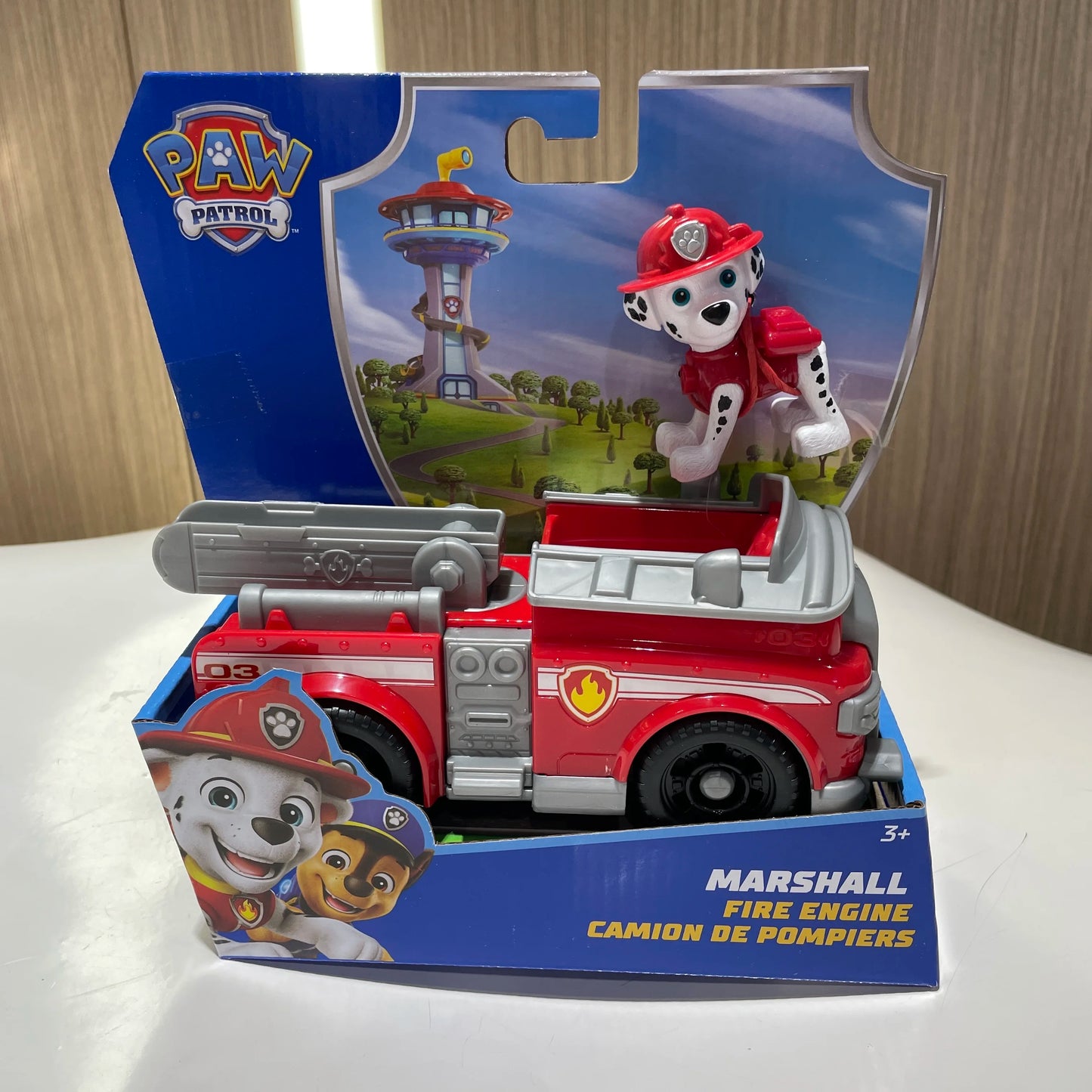 Nouveau véhicule original PAW PATROL voiture Ryder Tracker Everest Chase Rex Skye Rocky Marshall Zuma Figurine jouet cadeau d'anniversaire pour enfant