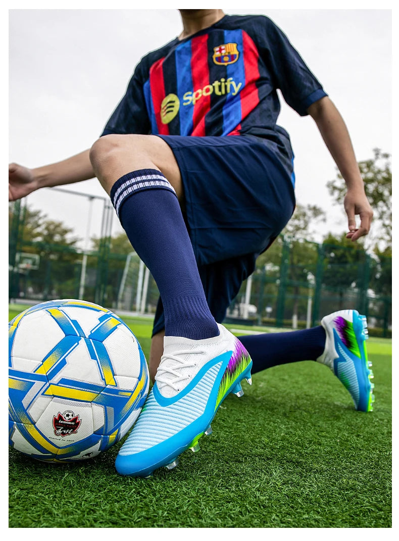 FG Herren Fußballschuhe Hochwertige Turf-Fußballschuhe für Sneaker-Training Fußballstiefel Chuteira Campo 35-45