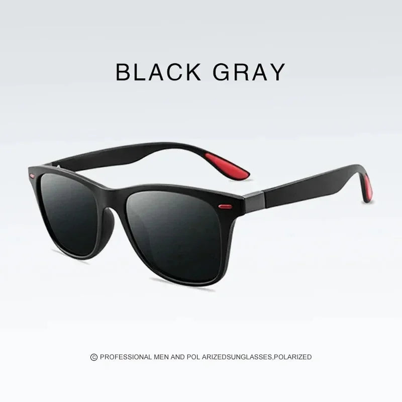 Fashion Vintage Square Polarized Sunglasses Classic Driving Fishing Brand Designer Sun Glasses Man Retro Shades UV400 Eyewear