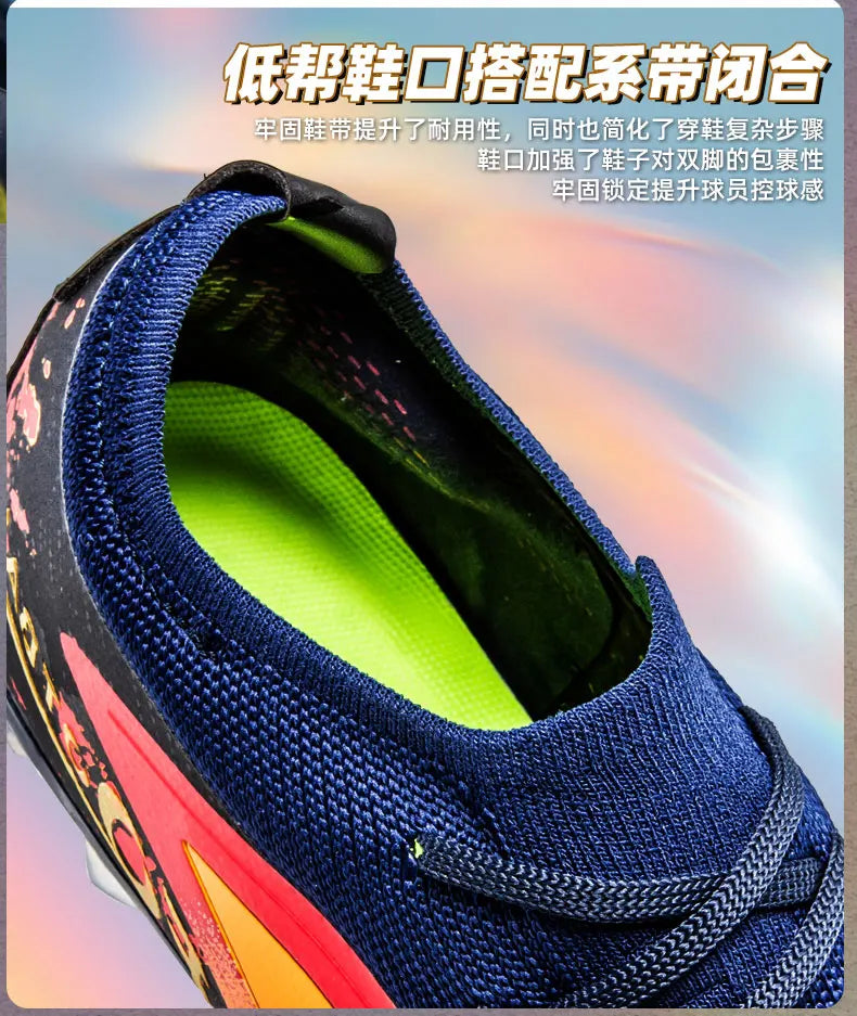 H08-1 Professionelle Herren-Fußballschuhe Training Rutschfeste Stollenschuhe TF/FG Fußballschuhe Chuteira Campo für Männer 35-45