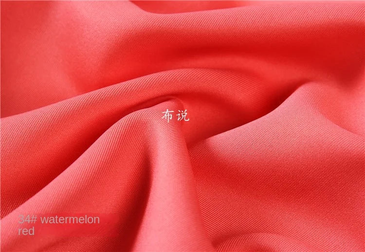 Space Cotton Fabric Thin Clothing Designer Four Sided Elastic Wholesale Cloth Diy Sewing Polyester Spandex Material