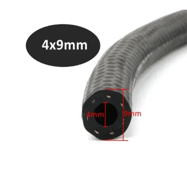 Tuyau de durite de voiture en caoutchouc résistant à l'huile diesel essence 4 5 6 8 10 12 13 14 16 19 22 25mm de diamètre, tube de tuyau de carburant en caoutchouc NBR flexible