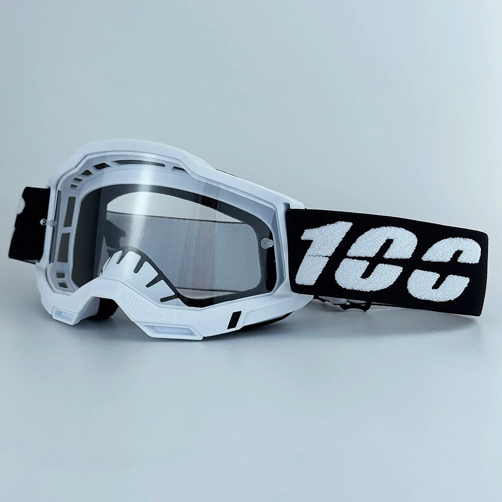 100 Motocross Goggle Glasses MX Off Road Masque Helmets Goggles Ski Sport Gafas for Motorcycle Dirt Bike Glasses and bag