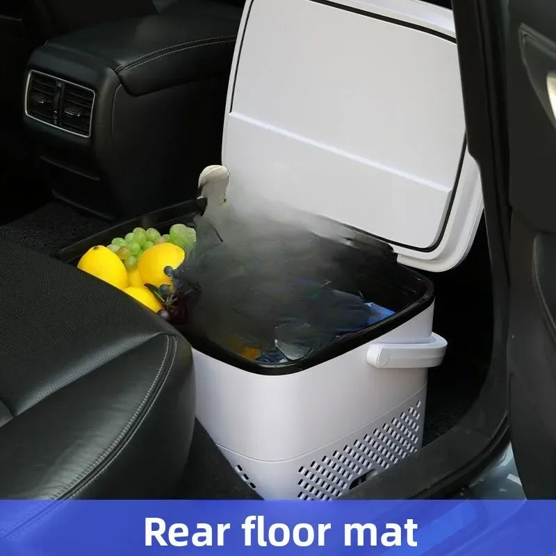 Réfrigérateur de voiture durable 18L, réfrigération domestique à double usage 12V/24V, mini réfrigérateur général pour grand camion, petit extérieur.