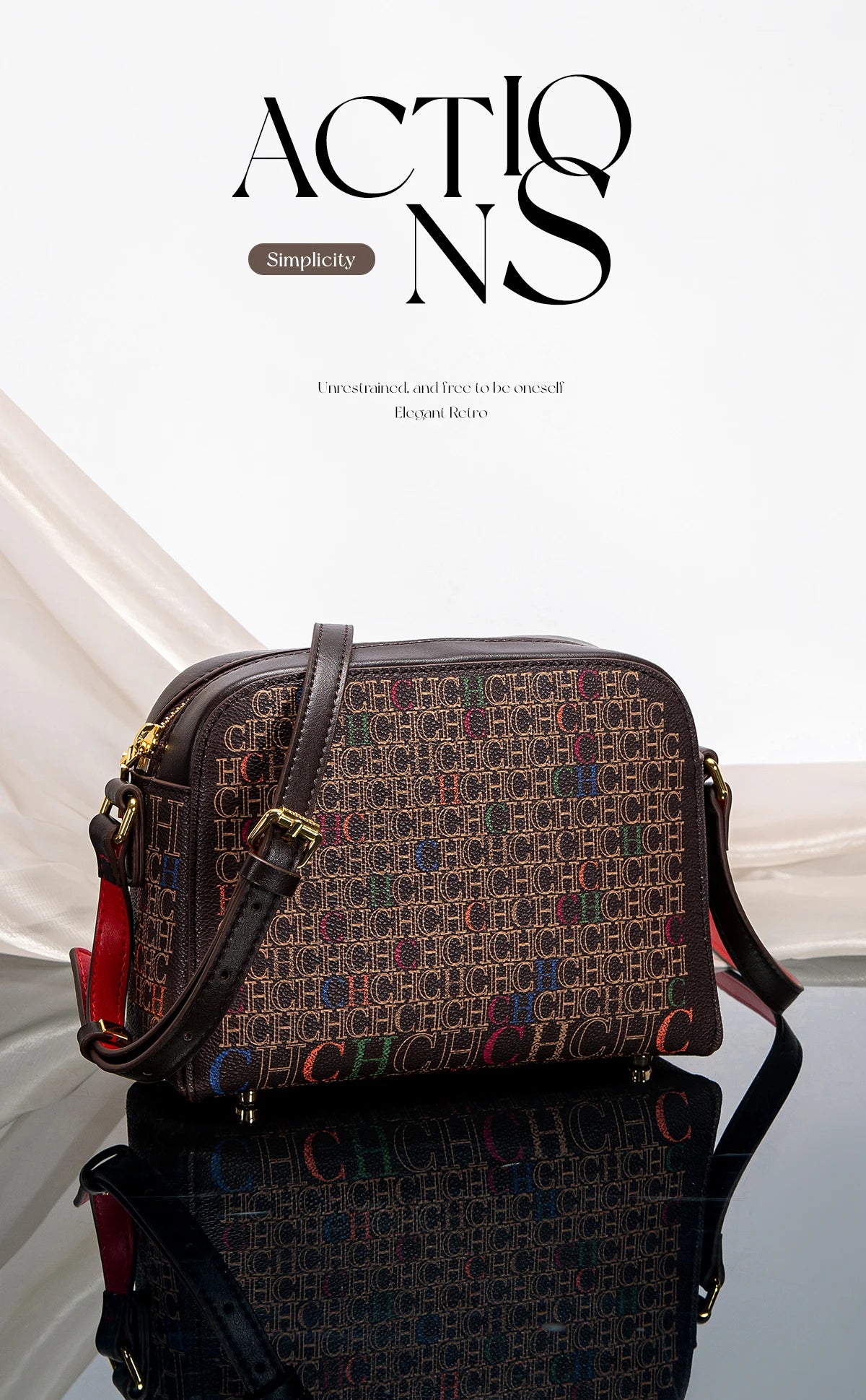 Klassische Luxus-Damenhandtasche Quadratische PVC-bedruckte Umhängetasche Modische Damen-Designer-Damentasche