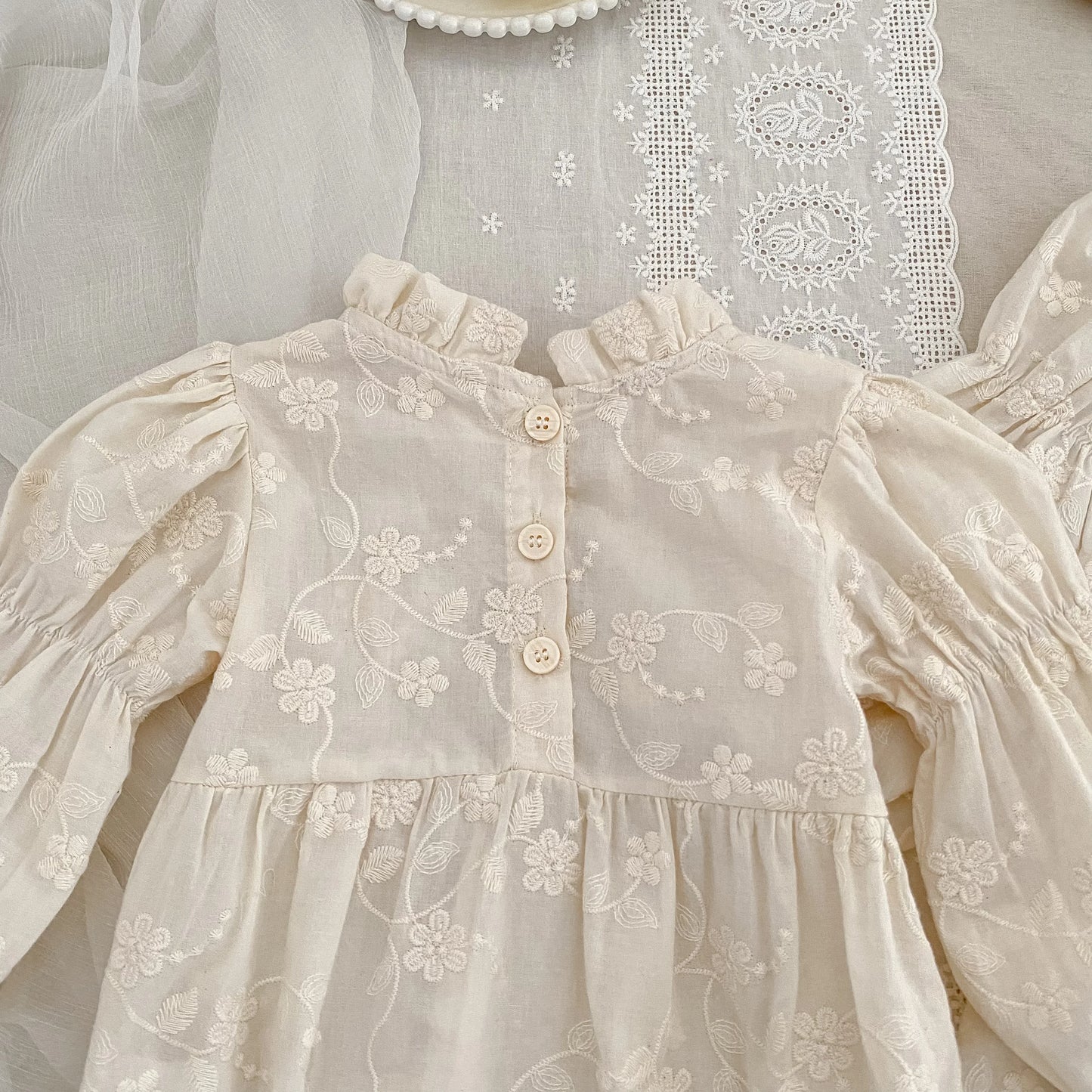 Nouvelle robe de sœur automne 0-6 ans, robe de soirée pour fille, barboteuse brodée pour bébé fille, robe de princesse en coton pour enfants, fête d'anniversaire de sœur