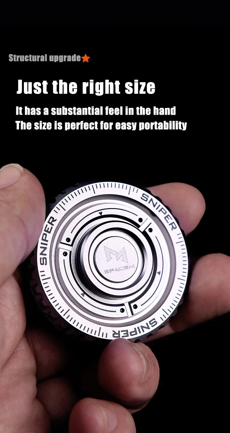 3in1 EDC Metal Pushing Card Hand Spinner Coin Adults Creative Anti-stress Fidget Toys 2024 New Stress Reliever Fidget Spinner