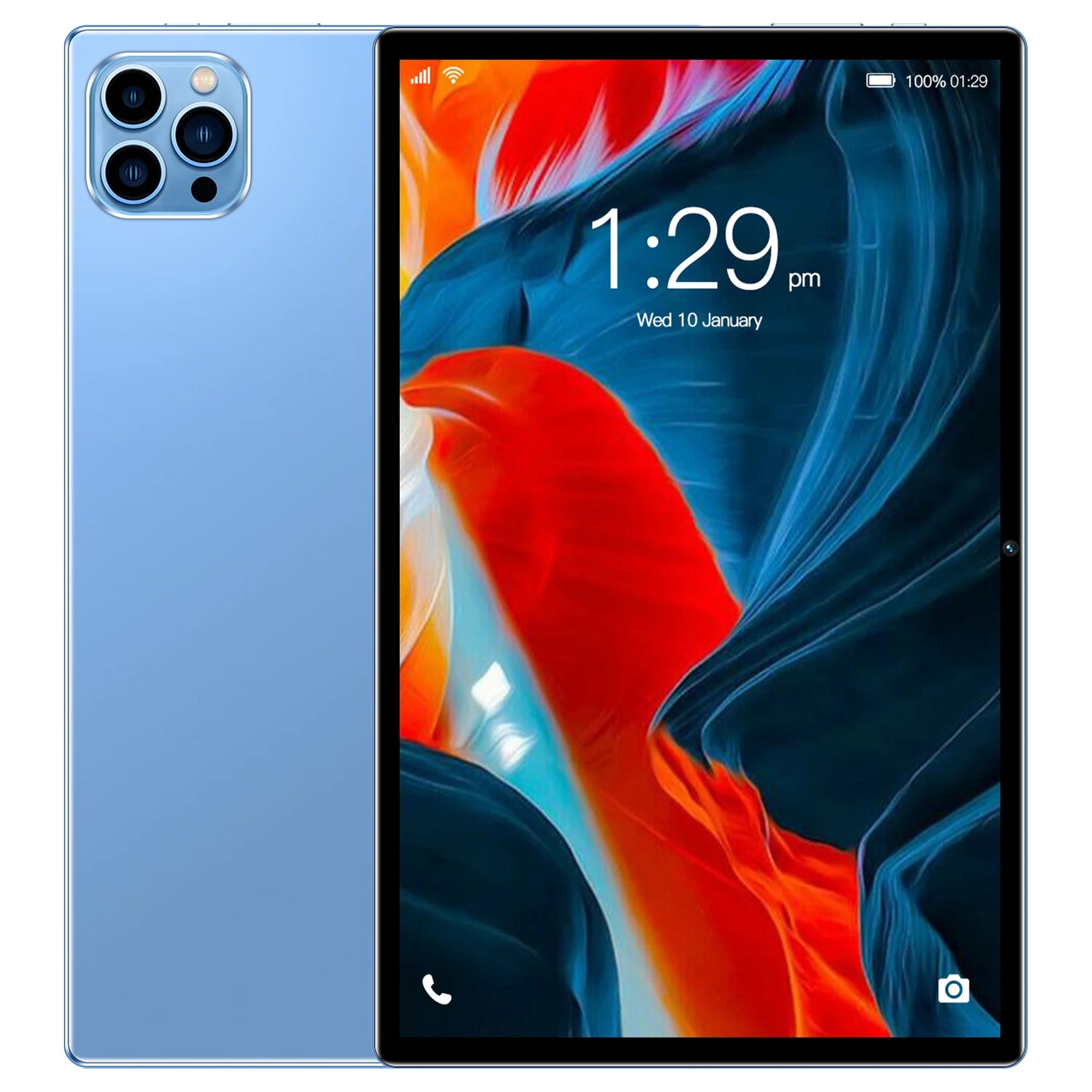 Neues 10,1-Zoll-Lern-Tablet, Octa-Core, Dual-SIM, 4 GB RAM, 64 GB ROM, 3G-Telefonie, Bluetooth, WiFi, Google Tablet PC, 6000 mAh