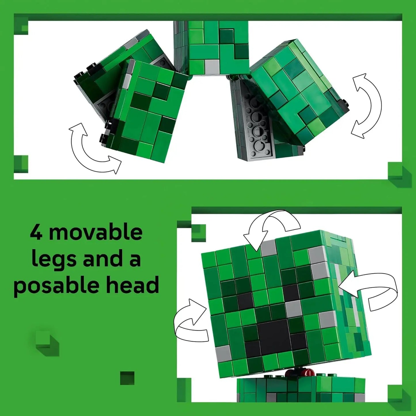 LEGO 21276 Minecraft: Challengers Afraid of Building Blocks Toy Set, Creative Gift for Boys and Girls Children's Day