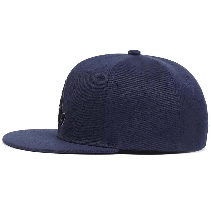 Chapeaux hip-hop brodés de l'alphabet gothique unisexe, casquettes de baseball décontractées réglables, chapeau de soleil