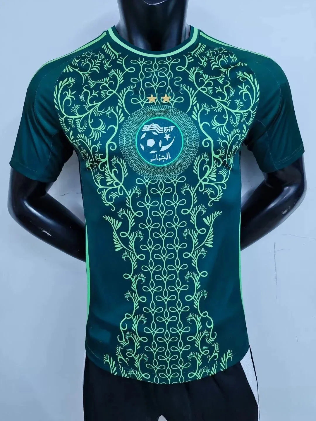Sommer Neu 25-26 Algerien Sonderedition Fußballtrikot 3D-Druck Mode Kurzarm T-Shirt für Herren und Damen Tops