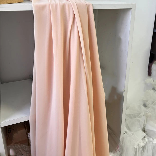 Tissu en mousseline pour robes, jupes, chemises, vêtements, décorations et projets de couture DIY, rose et violet