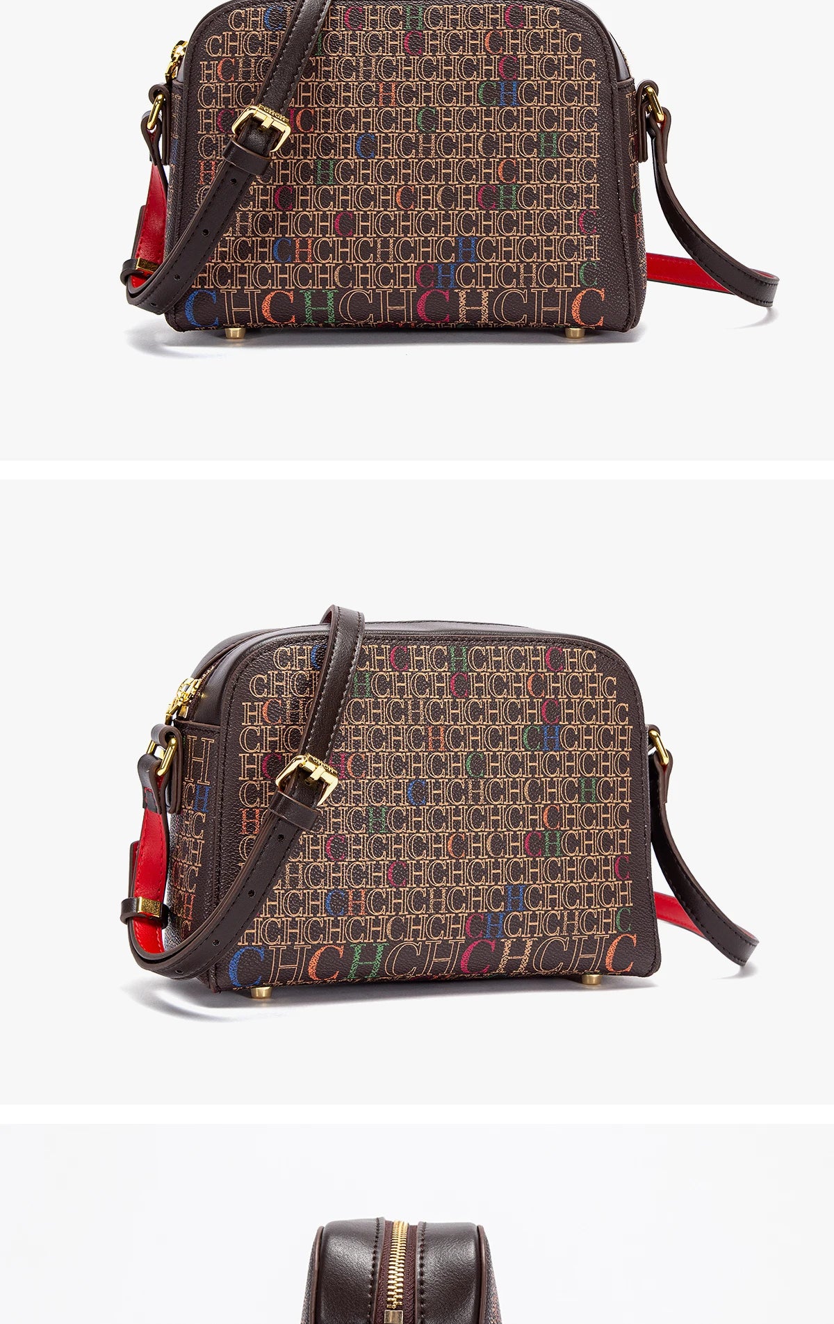 Klassische Luxus-Damenhandtasche Quadratische PVC-bedruckte Umhängetasche Modische Damen-Designer-Damentasche