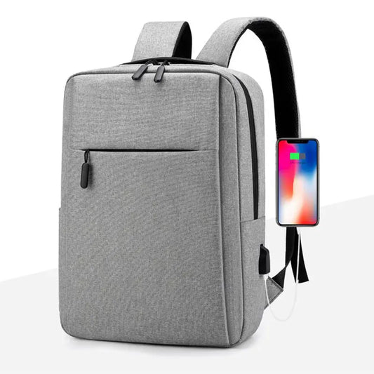 2024 Neue vielseitige Businesstasche USB wiederaufladbare Schultasche Wasserdichte Laptoptasche Rucksack