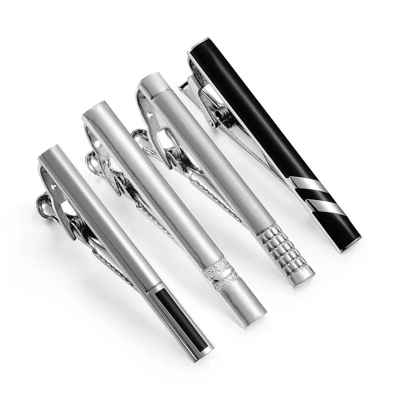 Pince à Cravate Minimaliste Pour Homme Pince à Cravate Pour Chemise Homme Boîte Cadeau Fête Professionnel Bijoux Boutons De Manchette Homme Luxe Avocat Mode Homme